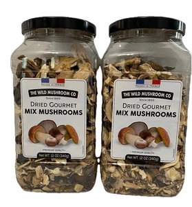 2 Pks The Wild Mushroom Co. Dried Gourmet Mix European Mushrooms 12 Oz (340g) x2 - Picture 1 of 4