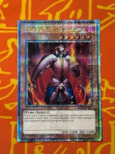YUGIOH THESTALOS THE FIRESTORM MONARCH QUARTER CENTURY SECRET RARE RA03-EN143 - Picture 1 of 2