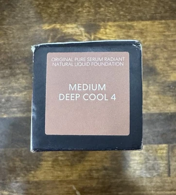 bareMinerals Original Pure Serum Liquid Foundation Mineral - Medium Deep Cool 4 - Image 1 of 2