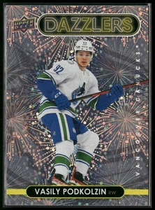 2021-22 Upper Deck #DZ-94 Vasily Podkolzin Dazzlers Orange - Bild 1 von 2