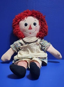 Muñeca vintage Raggedy Ann 17 pulgadas KNICKERBOCKER TOY - Imagen 1 de 12