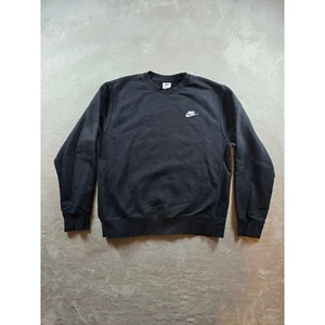 Sudadera Nike Sportswear Club polar cuello redondo para hombre M negra BV2662 *Leer - Imagen 1 de 11