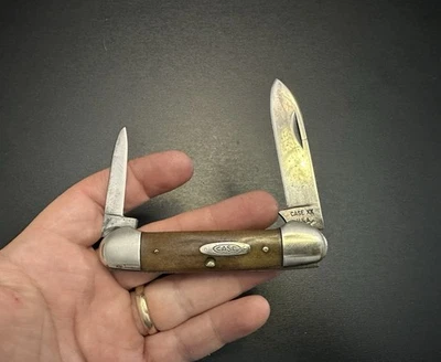 Vintage 1965-1969, Case XX  Canoe 52131, Stag Folding Pocket Knife - USA - Image 1 of 4