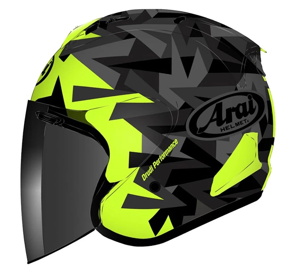 Jet Helmet Arai SZ-R EVO Mimesis Yellow - Image 1 of 2