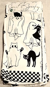 Pack de 4 toallas de cocina gato fantasma Halloween NUEVO - Imagen 1 de 8