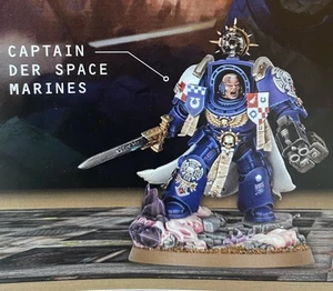 Warhammer 40k Space Marines Imperium Captain in Terminator Armor Neu im Gussrahm - Bild 1 von 3