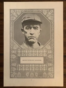 Grover Cleveland Alexander 1928 Who’s Who Insert Supplement Poster - Picture 1 of 2