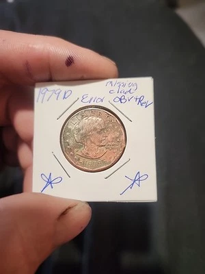1979 Susan B Anthony dollar missing clad layer error  Free Shipping - Image 1 of 3