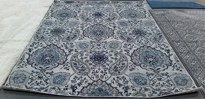 CREAM / LIGHT GREY 8'-0" x 10'-0" Flaw in Rug Reduced Price 1172780749 MAD600C-8 - Image 1 of 4