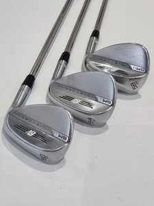 Titleist Vokey SM8 Chrome Wedge Set * 50, 54 & 58 Degrees * Stiff Flex Shafts - Picture 1 of 16