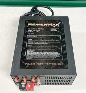 Cargador convertidor de fuente de alimentación PowerMax PM3-100LK 110V a 12V DV para 100 amperios - Imagen 1 de 1