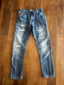 Mossimo Supply Co Kids Distressed Jeans Size 8 Blue - Picture 1 of 19