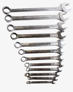 Vintage Craftsman 12 Piece SAE 12 Pt. Combination Wrenches  =v=  -v- -vv- - v^- - Picture 1 of 16