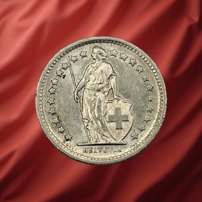 1969 B Switzerland 1/2 Franc - Combined Ship - Image 1 of 2