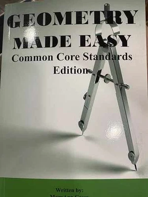 Geometry Made Easy Common Core - Paperback, by Mary Ann Casey - Very Good - Image 1 of 2