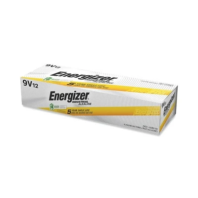 Energizer (EN22) Industrial Alkaline 9V Batteries, 12/Box - Image 1 of 2