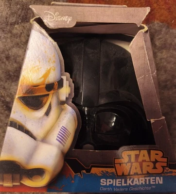 Spielkarten -STAR WARS- Darth Vaders Geschichte - NEU - schwarze Maske - Vader  - Bild 1 von 2