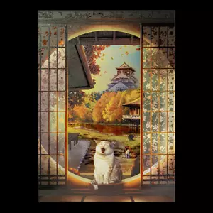 Displate Limited Edition - The Morning Cat - X/1000 Metal Poster - O/P - Picture 1 of 5