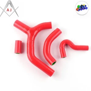For KTM 450 530 EXC-R 2008 2009 2010 2011 Silicone Radiator Coolant Hose Red - Picture 1 of 3