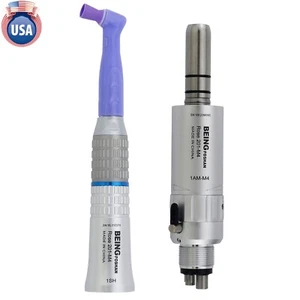 BEING Dental Hygiene Prophy Handpiece Air Motor 4 Hole Straight Nose Cone 201 - Picture 1 of 52