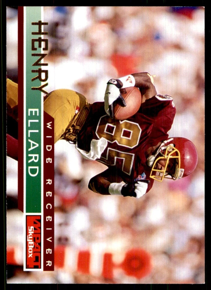 1995 SkyBox Impact Henry Ellard Washington Redskins #145 - Image 1 of 2