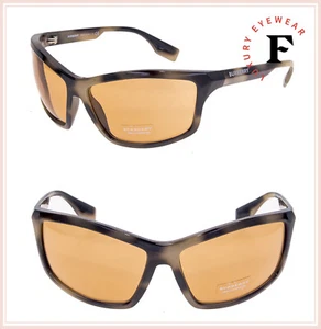 BURBERRY 4297 Wrap Mask Spotted Beige Orange Sunglasses BE4297S Authentic Unisex - Picture 1 of 5