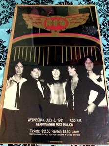 REO SPEEDWAGON 1981 Konzert Poster AD SEALED ANTIK ORIGINAL SELTEN 80ER ROCK POP - Bild 1 von 9