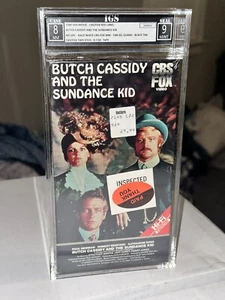 Butch Cassidy & Sundance Kid VHS (1984) New Sealed IGS 8/9 Rear WM Tan Guard CBS - Picture 1 of 10