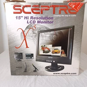 Sceptre X5G 15" TFT LCD Retro Gaming VGA Hi Resolution Monitor - Picture 1 of 9