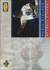 1995 Denny's Holograms Baseball Card #8 Cecil Fielder