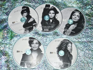 Janet Jackson COMPLETE Music Video Anthology 1986-2018 5 DVD Set OVER 100 Videos - Picture 1 of 11