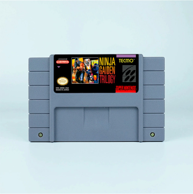 Ninja Gaiden Trilogy Original Repro Snes + Frete Gratis!!!