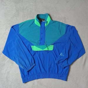 Vintage Canterbury New Zealand Jacke Herren M Blau Anorak Rugby Pullover Color Block - Bild 1 von 11