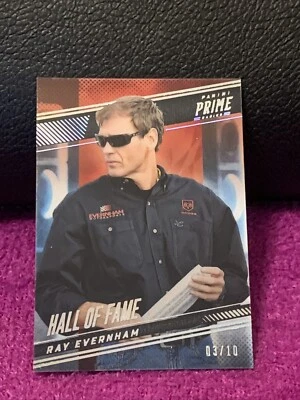 2023 PANINI PRIME RACING RAY EVERNHAM #56 SILVER HOLO SSP# 3/10 HALL OF FAME - Image 1 of 3