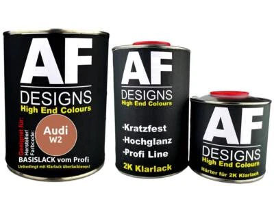 2,5L Autolack für Audi W2 Kupfer Metallic Klarlack Härter - Bild 1 von 4