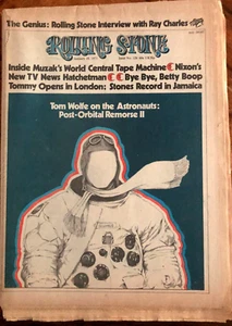 ROLLING STONE MAGAZINE ISSUE 126 JANUARY 18 1973 TOM WOLFE RAY CHARLES NO LABEL - Picture 1 of 1