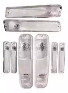 FORD Truck TRANSPARENT 8pcs Tail Lights & Markers F100 F150 F250 78 79 1978 1979 - Picture 1 of 20