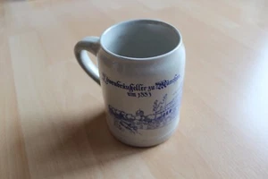 Bierkrug / Sammlerkrug "Löwenbräukeller zu München um 1883" (0,5 Liter) - Top! - Bild 1 von 2