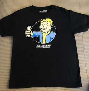 Fallout Shelter Boys XL Black T-Shirt~Video Game~Officially Licensed - Picture 1 of 3