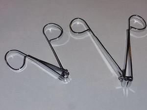 2-Stainless Steel Finger Toe Nail Clipper Cutter Trimmer (big-small)as seen ontv - Picture 1 of 3