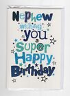 Nephew Birthday Card With Silver Foil Detail By Simon Elvin Free P&p