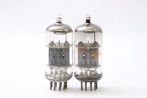 2 X 5814A TUBE. RCA BRAND TUBE. BLACK PLATES. MATCHED PAIR CRYOTREATED CH28V19 - Picture 1 of 3