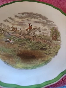 going to halloa, Obstschale, Durchmesser 9,5 Zoll, Spode - Bild 1 von 6