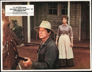 THE BULL OF THE WEST original lobby card poster CHARLES BRONSON/LOIS NETTLETON