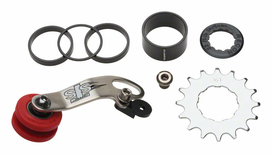 DMR STS Chain Tensioner and Cassette Spacer Combo Kit, Stainless Steel Silver - Image 1 of 1
