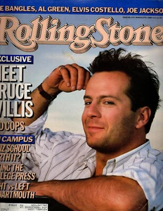 ROLLING STONE MAGAZINE March 27 1986 #470 BRUCE WILLIS - MUSIC NEWS - Picture 1 of 4