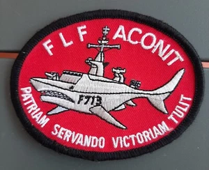 ACONIT F713 type LA FAYETTE ORIGINAL scratch NAVY frigate patch fabric badge - Picture 1 of 2