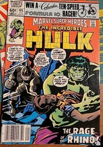 Marvel Super Heroes #105 featuring the Incredible Hulk • Marvel • 1989 Kiosk - Bild 1 von 1