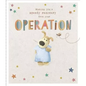 Get Well Soon After Your Operation Boofle Card - Picture 1 of 1