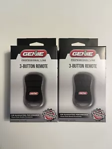 2 Pack- Genie Model G3T-BX Part #37218R 3-Button Garage Door Opener Remote - Picture 1 of 3